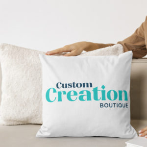 Coussin décoratif brodé ou imprimé